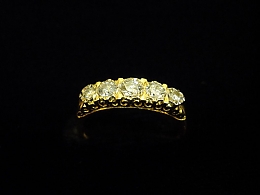 Златен дамски пръстен, 3.59гр. ,Бургас