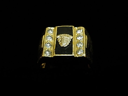 Златен мъжки пръстен, 8гр. ,Карнобат