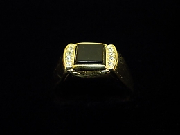 Златен мъжки пръстен, 6.87гр. ,Средец