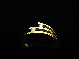 Златен дамски пръстен, 2.32гр. ,Сливен