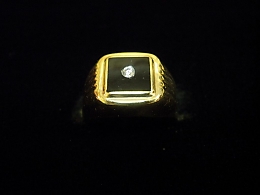 Златен мъжки пръстен, 2.67гр. ,Поморие