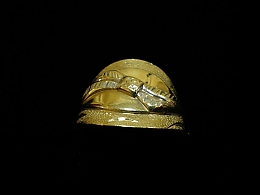 Златен дамски пръстен, 2.18гр. ,Бургас