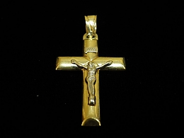 Златен кръст, 2.66гр. ,Бургас