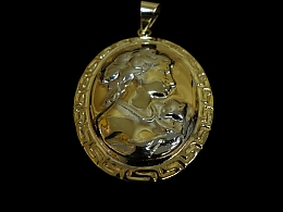 Златен медальон, 2.64гр. ,Айтос