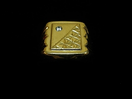Златен мъжки пръстен, 3.76гр. ,Айтос
