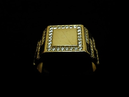 Златен мъжки пръстен, 6.48гр. ,Бургас