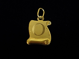Златна буква, златни букви, 0.83гр. ,Несебър