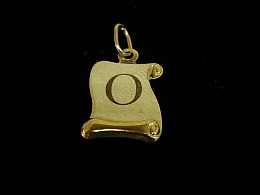 Златна буква, златни букви, 0.82гр. ,Бургас