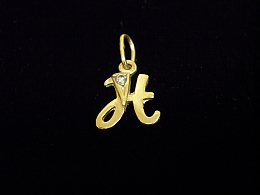 Златна буква, златни букви, 0.93гр. ,Бургас