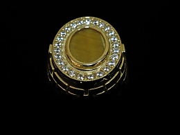 Златен мъжки пръстен, 13.3гр. ,Карнобат