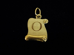 Златна буква, златни букви, 0.81гр. ,Бургас