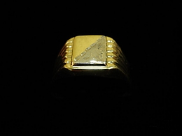 Златен мъжки пръстен, 2.97гр. ,Пловдив