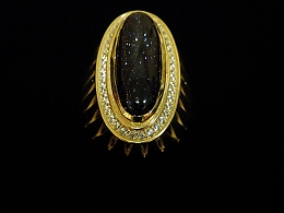 Златен мъжки пръстен, 10.65гр. ,Бургас