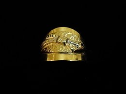 Златен дамски пръстен, 2.2гр. ,Бургас