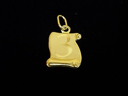 Златна буква, златни букви, 0.78гр. ,Бургас