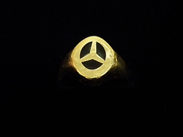 Златен мъжки пръстен, 2.62гр. ,Бургас