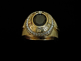 Златен мъжки пръстен, 10.63гр. ,Ямбол