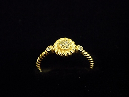 Златен дамски пръстен, 1.93гр. ,Ямбол