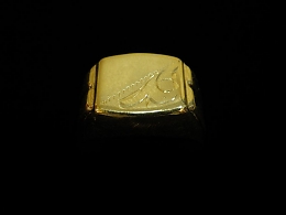 Златен мъжки пръстен, 3.94гр. ,Несебър