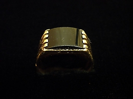 Златен мъжки пръстен, 5.85гр. ,Бургас