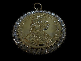 Златен медальон, 4.81гр. ,Поморие