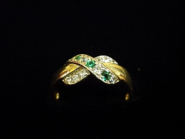 Златен дамски пръстен, 2.34гр. ,Стара Загора