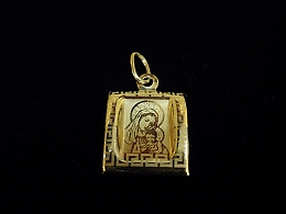 Златен медальон, 1.34гр. ,Бургас