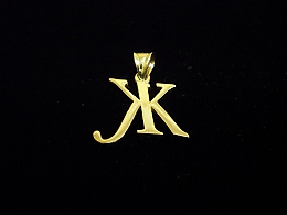 Златна буква, златни букви, 1.32гр. ,Карнобат