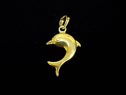 Златен медальон, 0.98гр. ,Несебър