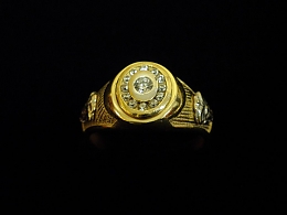 Златен мъжки пръстен, 3.94гр. ,Поморие