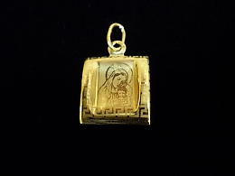 Златен медальон, 1.32гр. ,Средец