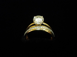 Златен дамски пръстен, 2.32гр. ,Бургас