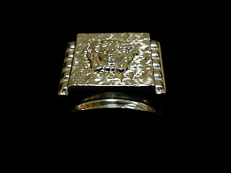 Златен мъжки пръстен, 5.23гр. ,Карнобат