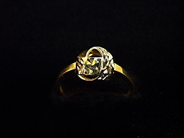 Златен дамски пръстен, 1.87гр. ,Бургас
