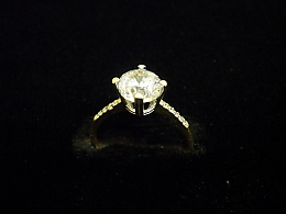 Златен дамски пръстен, 1.64гр. ,Бургас