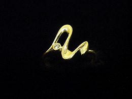 Златен дамски пръстен, 2.29гр. ,Бургас