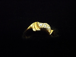 Златен дамски пръстен, 1.77гр. ,Средец