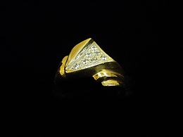 Златен дамски пръстен, 3.32гр. ,Ямбол