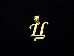 Златна буква, златни букви, 0.96гр. ,Карнобат
