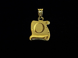 Златна буква, златни букви, 0.78гр. ,Несебър