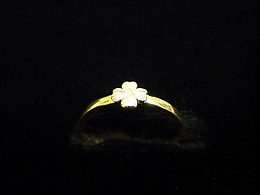 Златен дамски пръстен, 1.41гр. ,Бургас