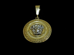 Златен медальон, 2.2гр. ,Карнобат