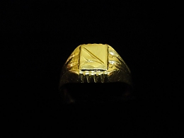 Златен мъжки пръстен, 3.05гр. ,Карнобат