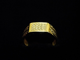Златен мъжки пръстен, 3.29гр. ,Бургас