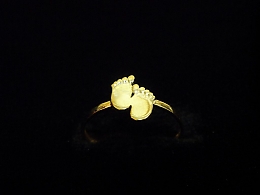 Златен дамски пръстен, 0.92гр. ,Бургас