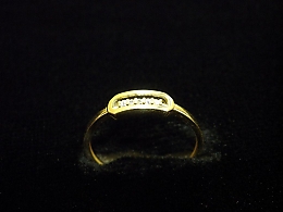 Златен дамски пръстен, 1.27гр. ,Бургас