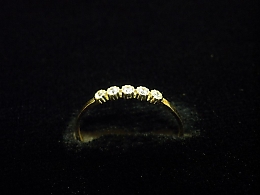 Златен дамски пръстен, 0.74гр. ,Бургас