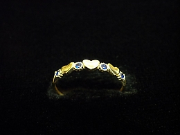 Златен дамски пръстен, 0.93гр. ,Поморие