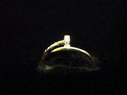 Златен дамски пръстен, 1.32гр. ,Бургас