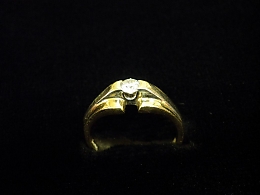 Златен дамски пръстен, 3.55гр. ,Бургас